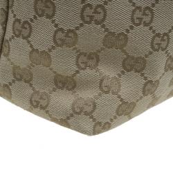 مملوكة مسبقًا حقيبة توت غوتشي كانفاس GG بيج