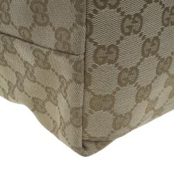 مملوكة مسبقًا حقيبة توت غوتشي كانفاس GG بيج