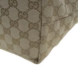 مملوكة مسبقًا حقيبة توت غوتشي كانفاس GG بيج