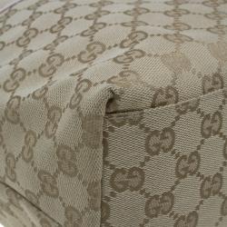 مملوكة مسبقًا حقيبة توت غوتشي كانفاس GG بيج