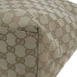 مملوكة مسبقًا حقيبة توت غوتشي كانفاس GG بيج