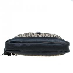 مملوكة مسبقًا حقيبة غوتشي نيو جاكي متوسطة كانفاس دايمانت بيج/ أسود