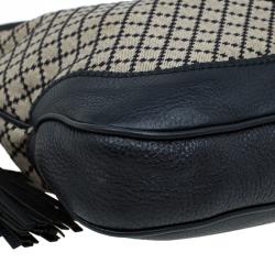 مملوكة مسبقًا حقيبة غوتشي نيو جاكي متوسطة كانفاس دايمانت بيج/ أسود