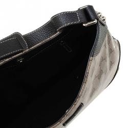 Pre Owned Gucci Beige/Ebony GG Crystal Coated Canvas Hbo