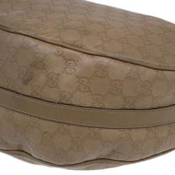 Pre Owned حقيبة غوتشي غوتشيسيما GG توينز هوبو جلد نود وسط