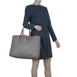 Pre Owned حقيبة توت غوتشي غوتشيسيما ستار جرافيك كانفاس متعددة الألوان