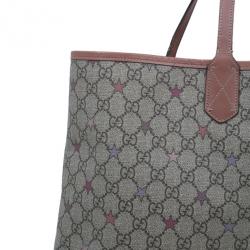 Pre Owned حقيبة توت غوتشي غوتشيسيما ستار جرافيك كانفاس متعددة الألوان