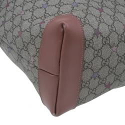 Pre Owned حقيبة توت غوتشي غوتشيسيما ستار جرافيك كانفاس متعددة الألوان