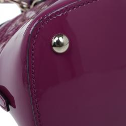 مملوكة مسبقًا Gucci Pink Patent Nice Microguccissima Top Handle Bag