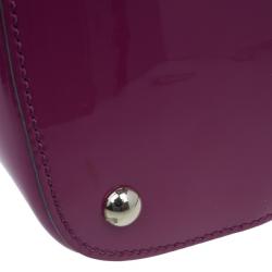 مملوكة مسبقًا Gucci Pink Patent Nice Microguccissima Top Handle Bag