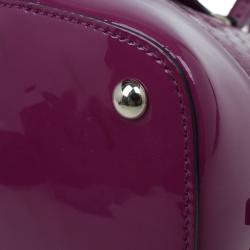 مملوكة مسبقًا Gucci Pink Patent Nice Microguccissima Top Handle Bag