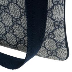 Pre Owned حقيبة غوتشي سوبريم فلات GG  ماسنجر كانفاس مونوجرام