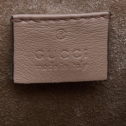 Gucci Beige GG Supreme Canvas and Suede Medium Dionysus Shoulder Bag