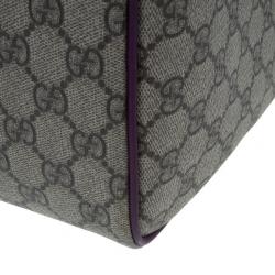 Pre Owned Gucci Limited Edition Purple Stripe GG Monogram Joy Boston Bag