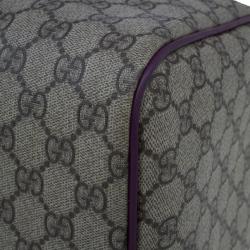 Pre Owned Gucci Limited Edition Purple Stripe GG Monogram Joy Boston Bag