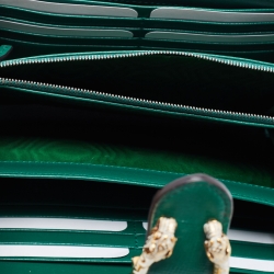 مملوكة مسبقًا محفظة غوتشي ديونيسوس جلد أسود صغيرة بسلسلة