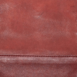 Pre Owned Gucci Beige/Maroon GG Canvas and Leather Medium Marrakech Tassel Messenger Bag