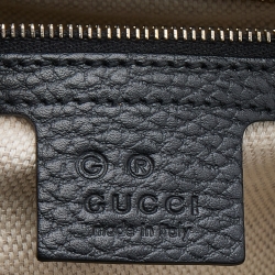 Gucci Black Leather Small Soho Tote
