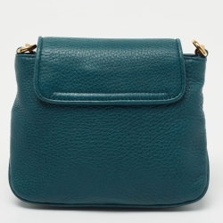 Pre Owned حقيبة كروس غوتشي 1973  جلد سوداء بحمالة كتف