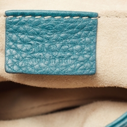 Pre Owned حقيبة كروس غوتشي 1973  جلد سوداء بحمالة كتف