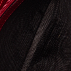 مملوكة مسبقًا Gucci Brown/Red GG Canvas and Leather Flap Continental Wallet