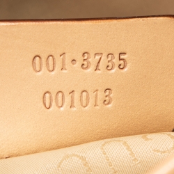 مملوكة مسبقًا Gucci Pink/Beige Canvas and Leather Small Jackie O Hobo