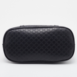 Gucci Black Microguccissima Leather Mini Dome Bag
