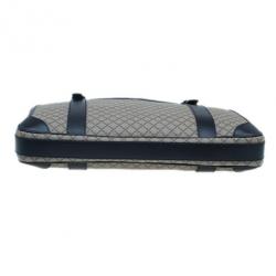 Gucci Black Monogram Canvas Diamante Briefcase