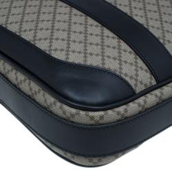 Gucci Black Monogram Canvas Diamante Briefcase