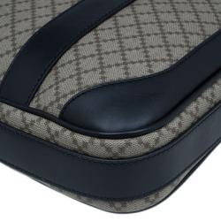 Gucci Black Monogram Canvas Diamante Briefcase