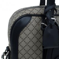 Gucci Black Monogram Canvas Diamante Briefcase