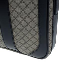Gucci Black Monogram Canvas Diamante Briefcase
