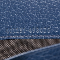 Gucci Navy Blue Leather Dionysus Wallet On Chain