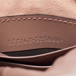 Pre Owned حقيبة غوتشي مارمونت تورشون باكيت مزينة جي جي شعار الماركة 