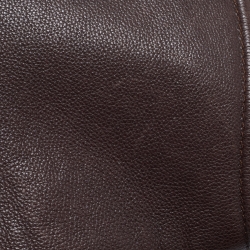 Pre Owned Gucci Beige/Ebony GG Canvas and Leather Techno Horsebit Flap Bag