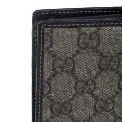Pre Owned Gucci Brown Monogram Canvas Continental Wallet