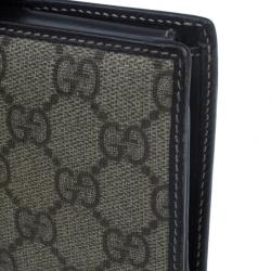 Pre Owned Gucci Brown Monogram Canvas Continental Wallet