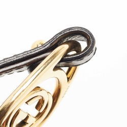 Pre Owned Gucci Beige/Black GG Canvas Interlocking G Medium Hobo 