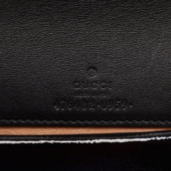 Gucci Red GG Velvet and Patent Leather Super Mini Dionysus Crossbody Bag
