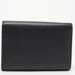 Gucci Black Leather Dionysus Wallet On Chain