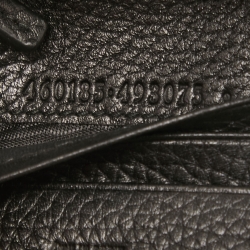 Gucci Black Leather Blind For Love Bee Card Case