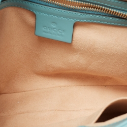 مملوكة مسبقًا Gucci Blue Leather Jackie 1961 Small Shoulder Bag