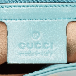 مملوكة مسبقًا Gucci Blue Leather Jackie 1961 Small Shoulder Bag