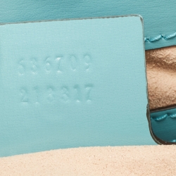 مملوكة مسبقًا Gucci Blue Leather Jackie 1961 Small Shoulder Bag