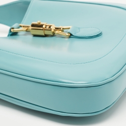 مملوكة مسبقًا Gucci Blue Leather Jackie 1961 Small Shoulder Bag
