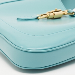 مملوكة مسبقًا Gucci Blue Leather Jackie 1961 Small Shoulder Bag