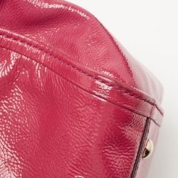 Pre Owned Gucci Pink Patent Leather Medium Soho Tote
