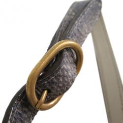 مملوكة  مسبقًا Gucci Karung Printed Leather Bright Bit Crossbody