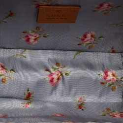 Pre Owned Gucci Beige Straw Wicker Cestino Shoulder Bag