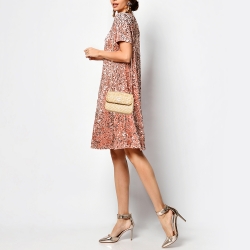 Pre Owned Gucci Beige Straw Wicker Cestino Shoulder Bag